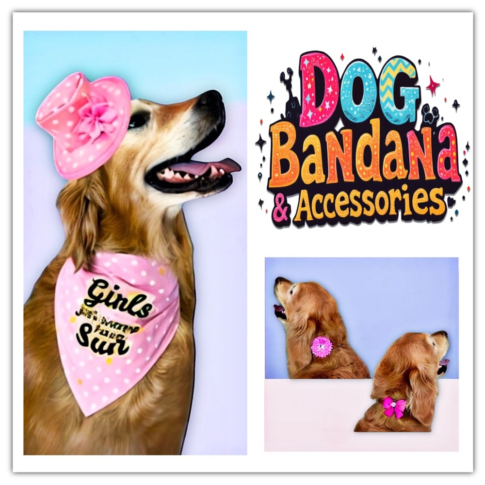 Vibrant Life Dog Bandana Accessories & Hat